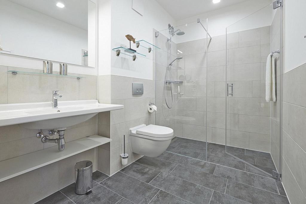 Aparthotel Waterkant Suites - Fewos Am Meer Mit Spa 보르게렌데레트비슈 객실 사진